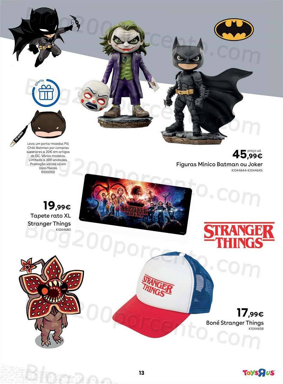 Antevisão Folheto TOYSRUS Especial Fãs Promoções de 1 a 24 dezembro