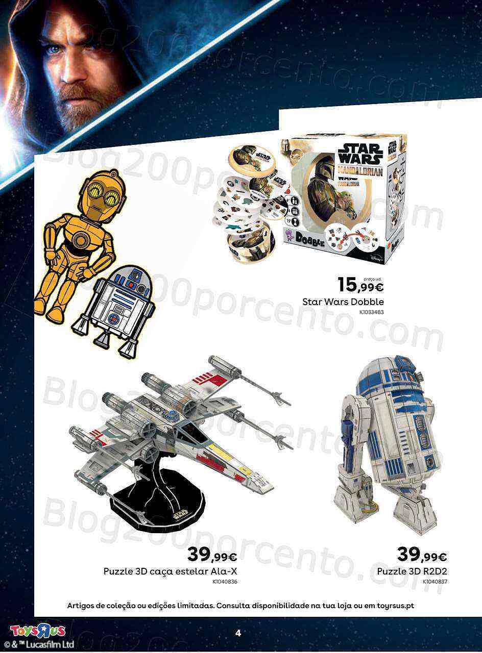 Antevisão Folheto TOYSRUS Especial Fãs Promoções de 1 a 24 dezembro