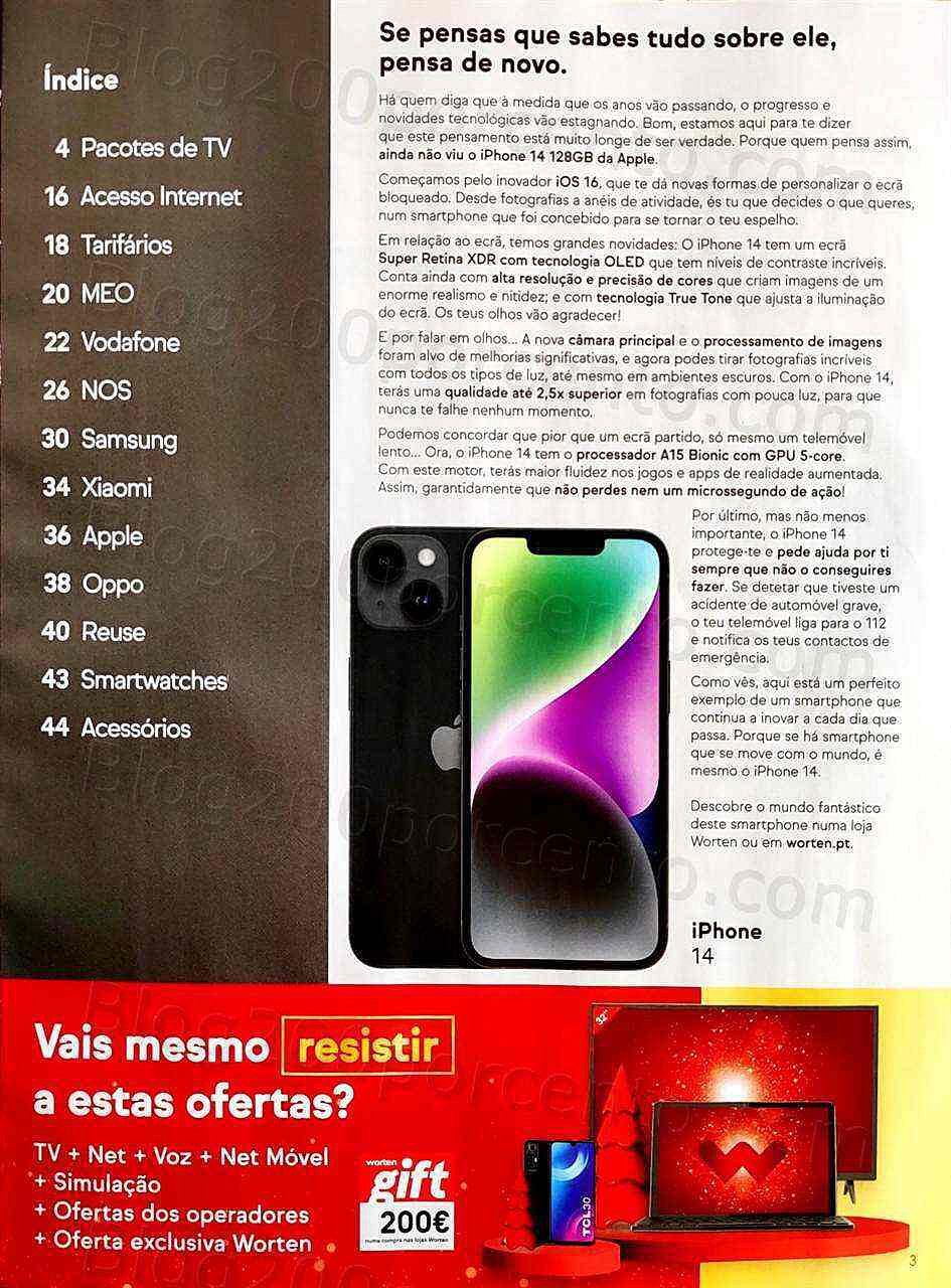 Antevisão Folheto WORTEN Mobile Promoções de 1 a 31 dezembro
