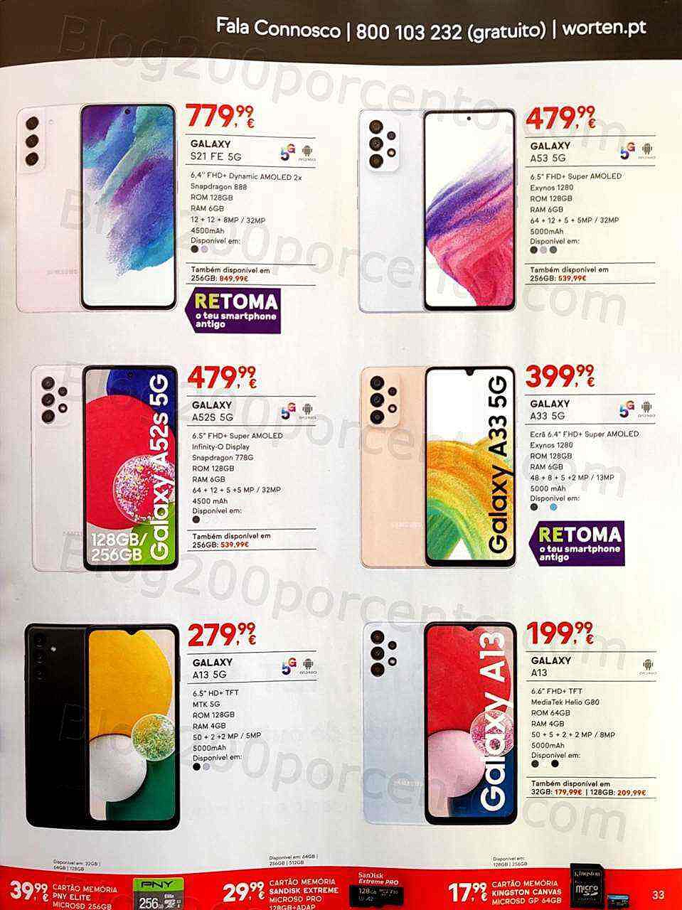 Antevisão Folheto WORTEN Mobile Promoções de 1 a 31 dezembro