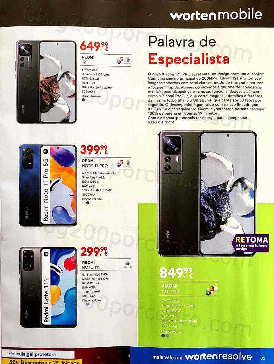Antevisão Folheto WORTEN Mobile Promoções de 1 a 31 dezembro