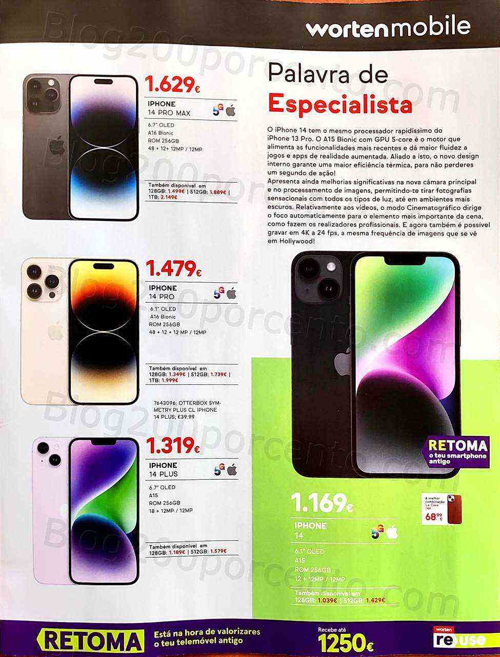 Antevisão Folheto WORTEN Mobile Promoções de 1 a 31 dezembro