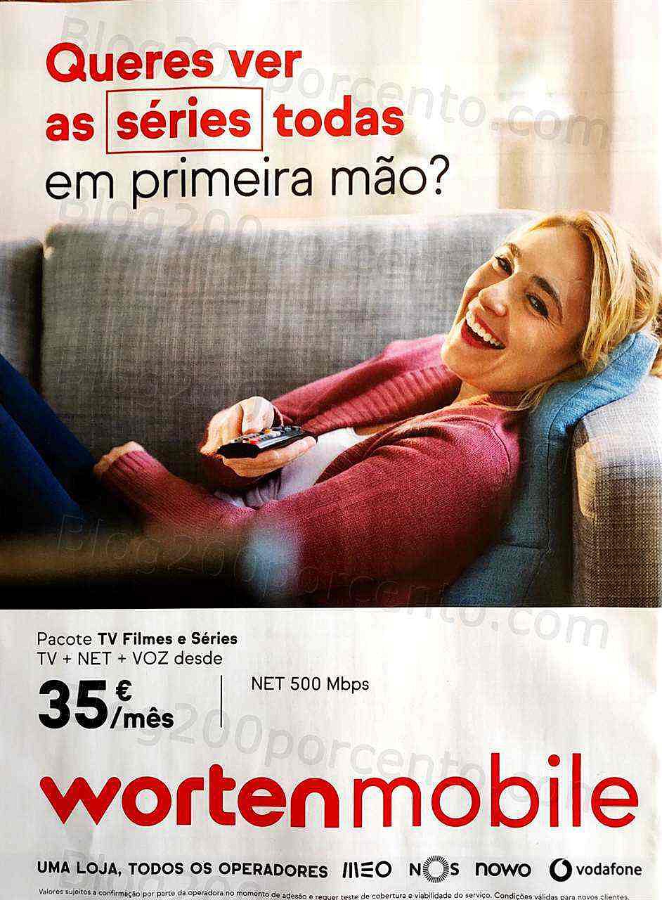 Antevisão Folheto WORTEN Mobile Promoções de 1 a 31 dezembro