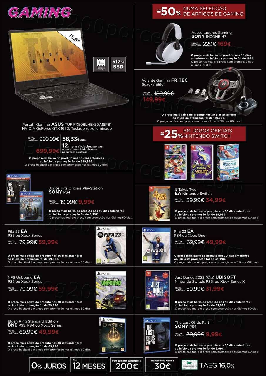 Antevisão Folheto EL CORTE INGLÉS Tecnologia Promoções de 16 a 24 dezembro