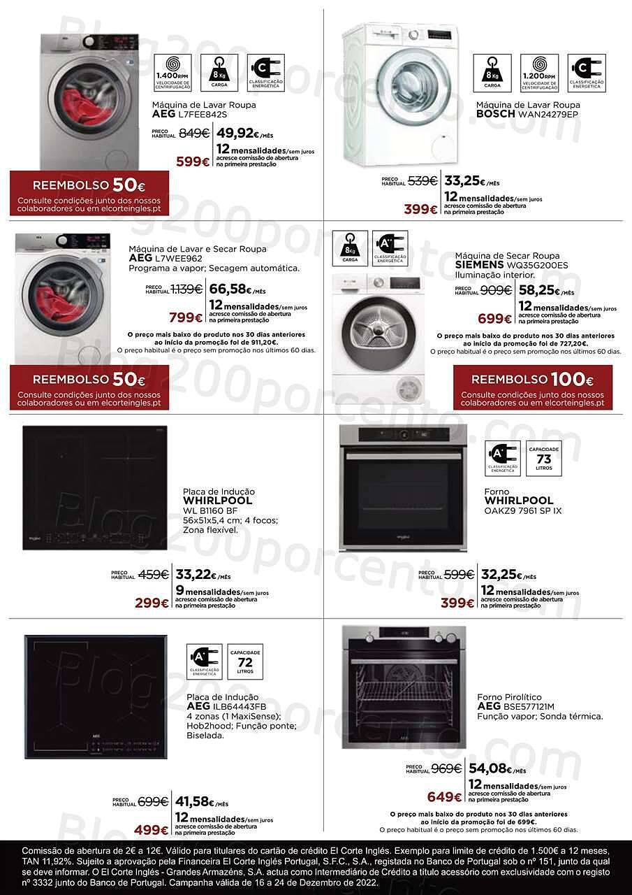 Antevisão Folheto EL CORTE INGLÉS Tecnologia Promoções de 16 a 24 dezembro