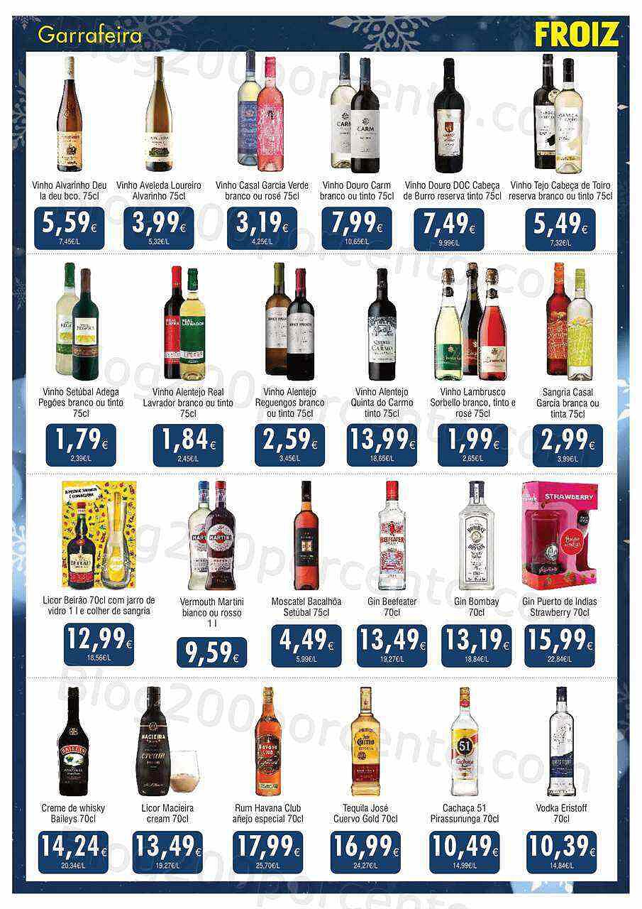Antevisão Folheto FROIZ Promoções de 15 dezembro a 4 janeiro