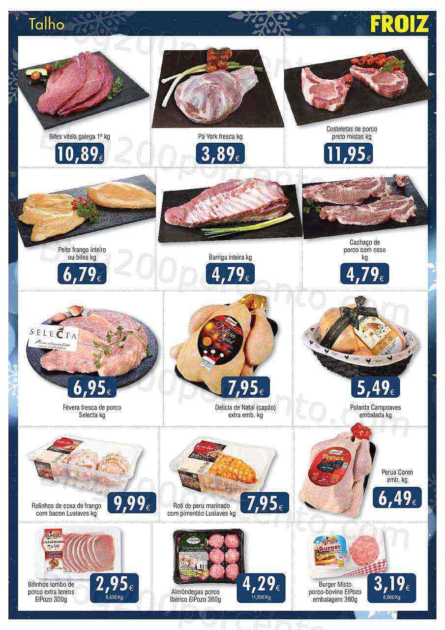 Antevisão Folheto FROIZ Promoções de 15 dezembro a 4 janeiro