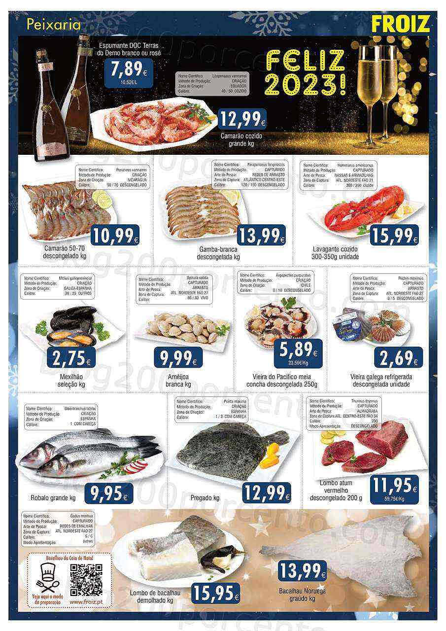 Antevisão Folheto FROIZ Promoções de 15 dezembro a 4 janeiro