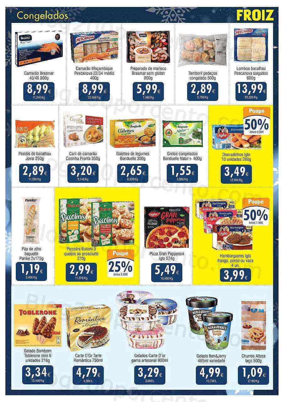 Antevisão Folheto FROIZ Promoções de 15 dezembro a 4 janeiro