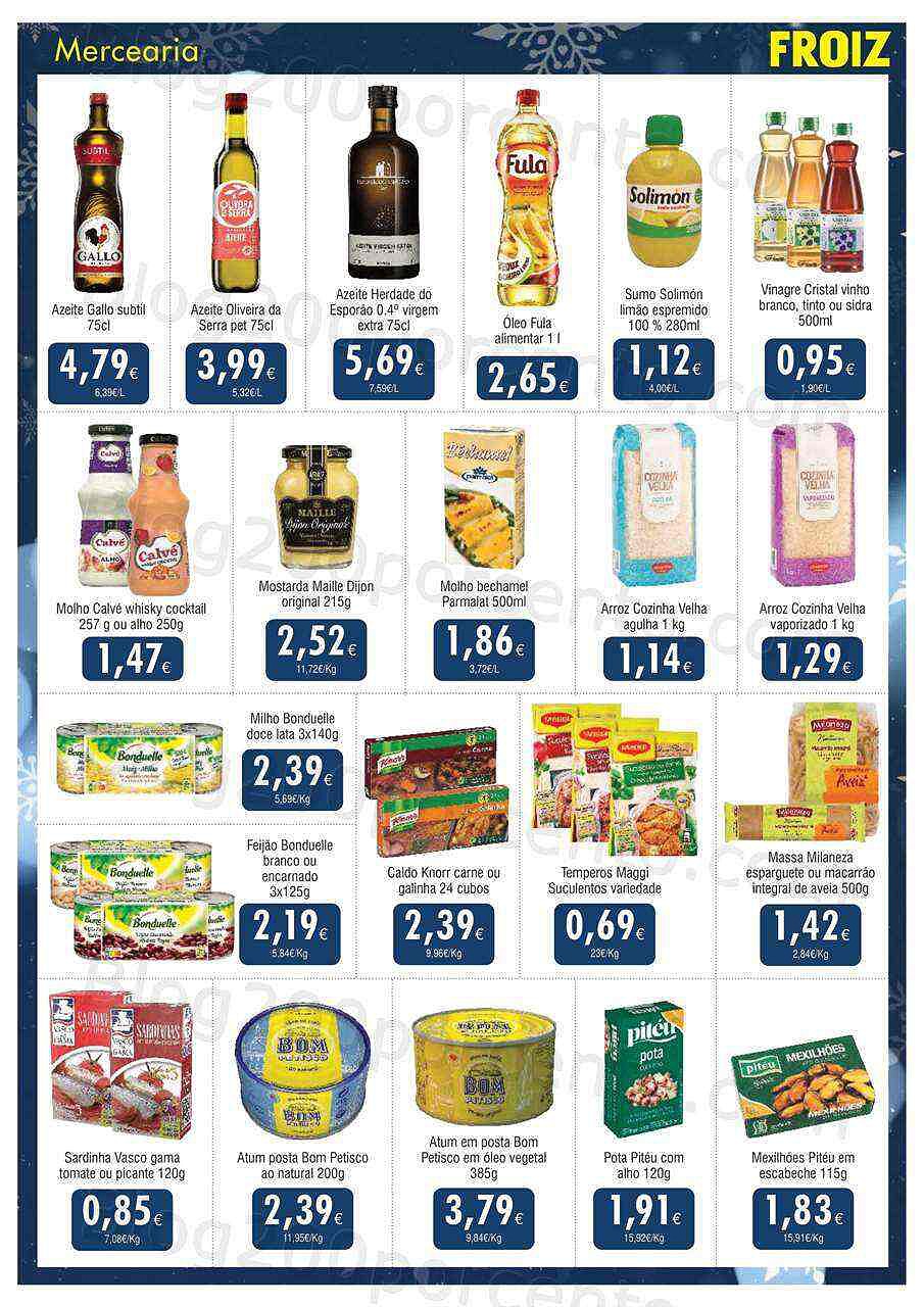 Antevisão Folheto FROIZ Promoções de 15 dezembro a 4 janeiro