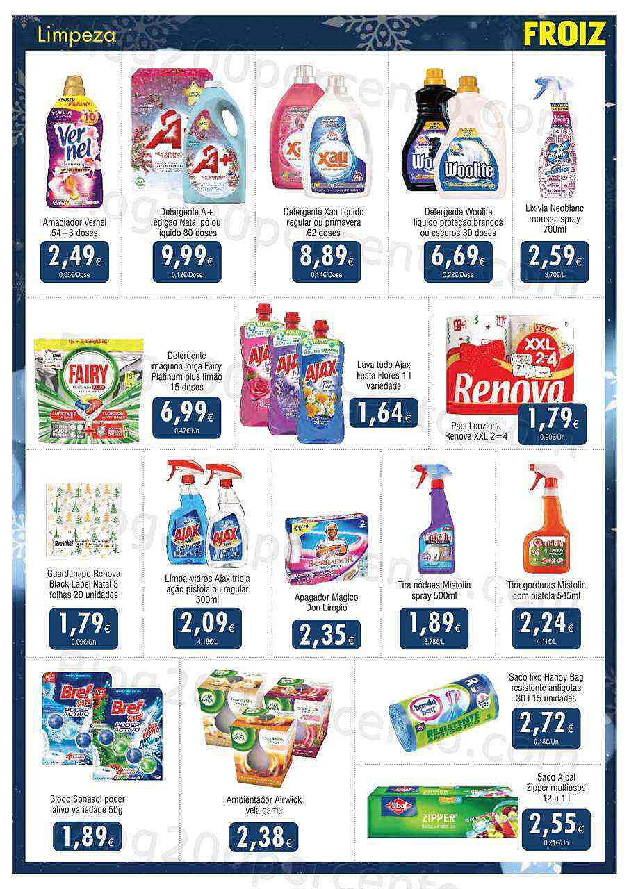 Antevisão Folheto FROIZ Promoções de 15 dezembro a 4 janeiro