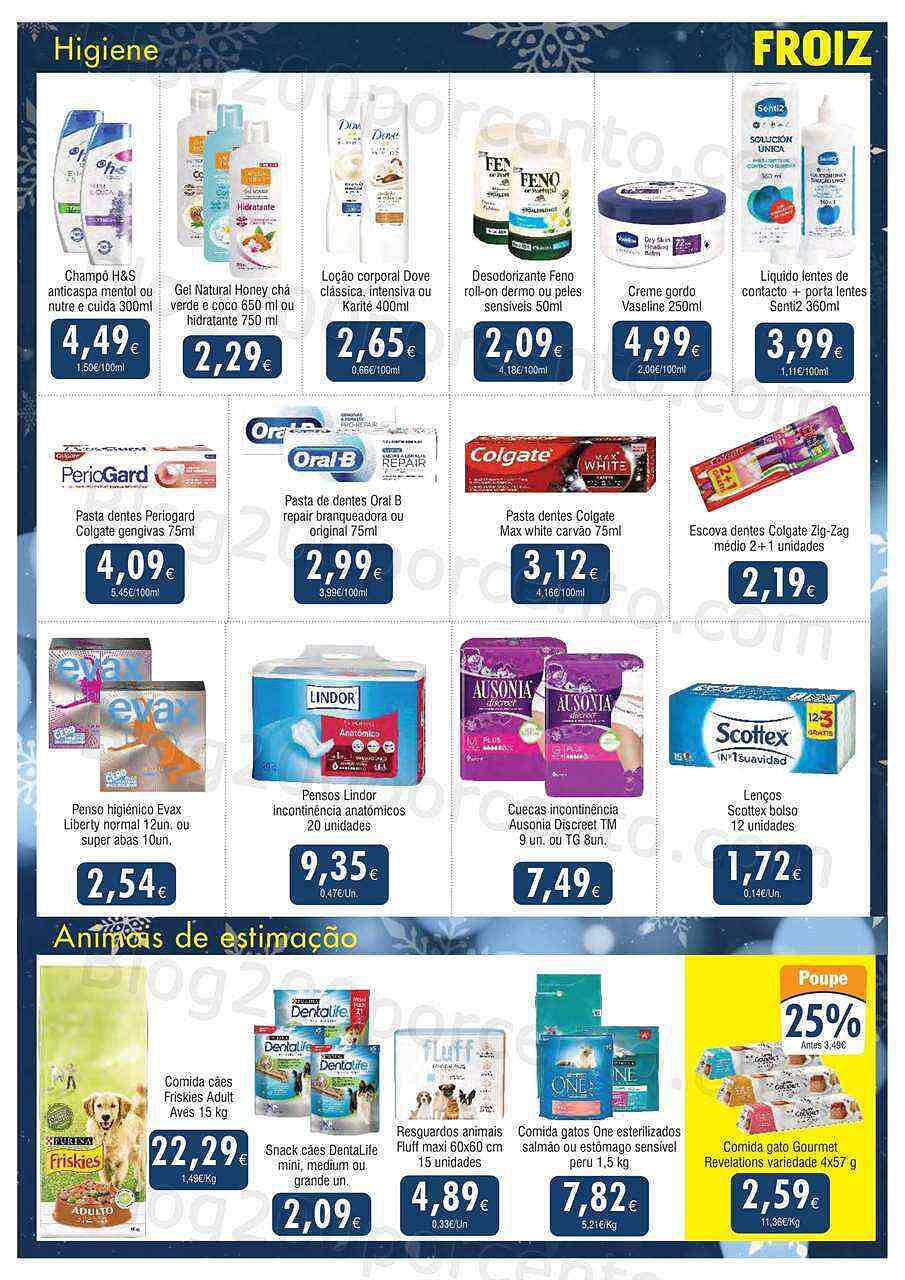 Antevisão Folheto FROIZ Promoções de 15 dezembro a 4 janeiro