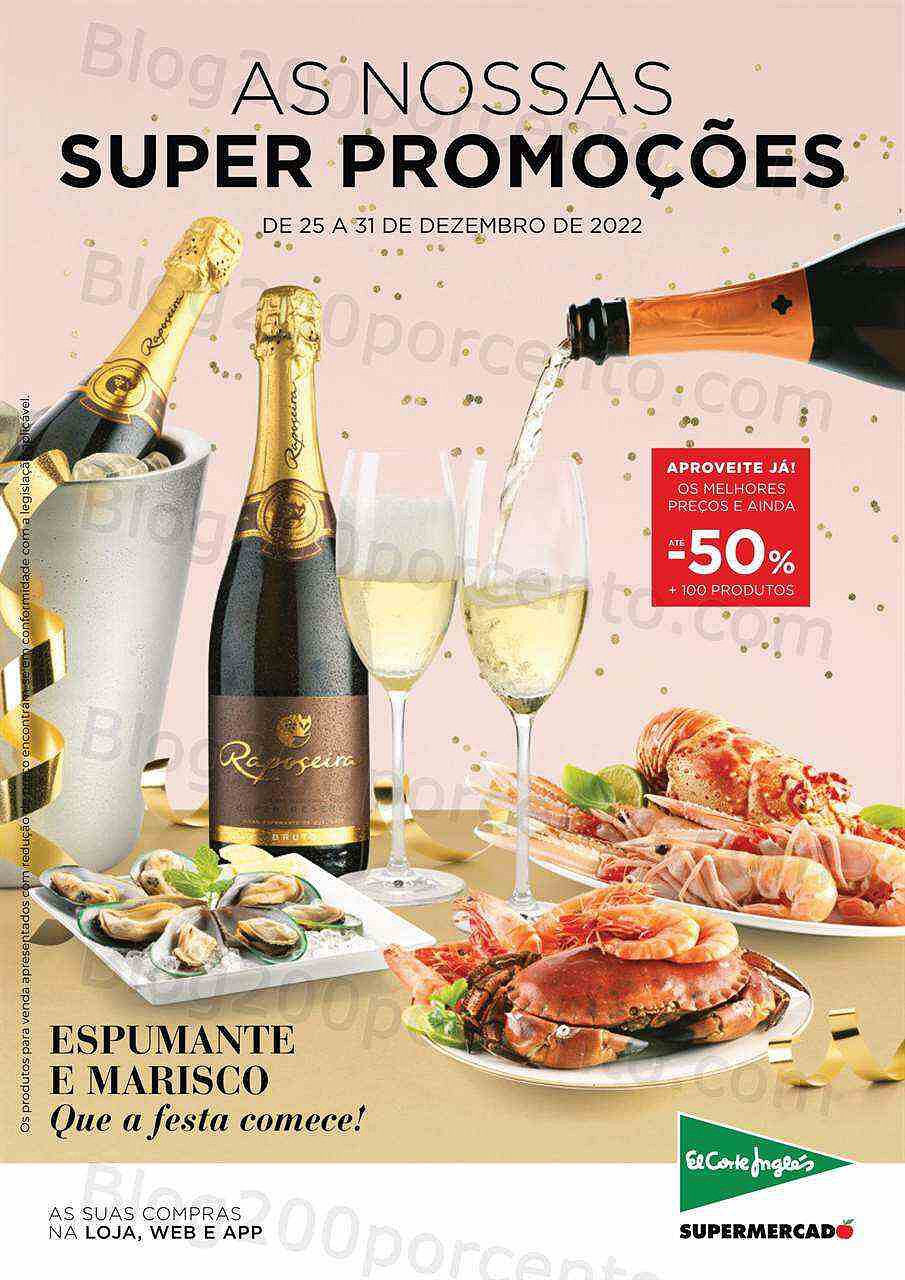 Antevisão Folheto EL CORTE INGLÉS Promoções de 21 a 31 dezembro