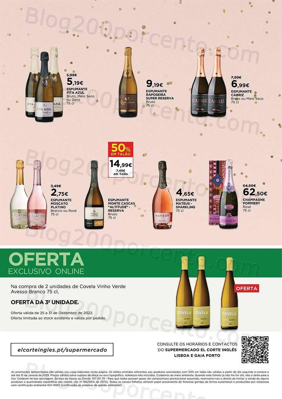 Antevisão Folheto EL CORTE INGLÉS Promoções de 21 a 31 dezembro