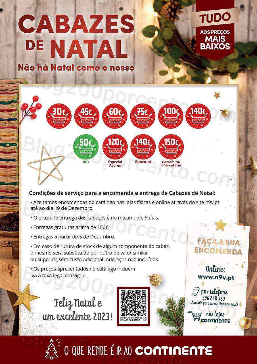 Antevisão Folheto CONTINENTE Natal Açores Promoções 8 a 24 dezembro