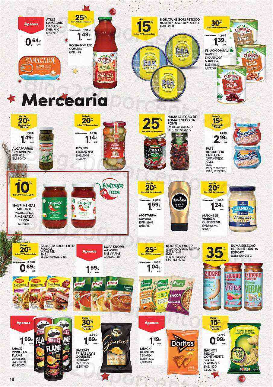 Antevisão Folheto CONTINENTE Natal Açores Promoções 8 a 24 dezembro