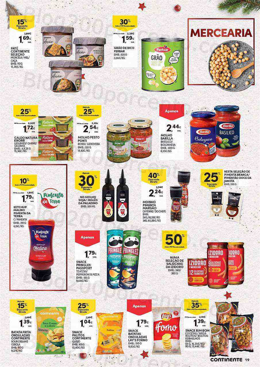 Antevisão Folheto CONTINENTE Natal Açores Promoções 8 a 24 dezembro