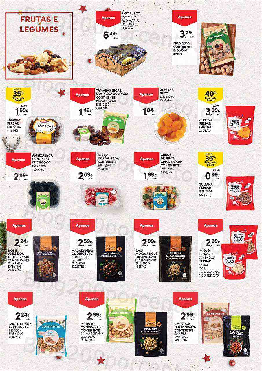 Antevisão Folheto CONTINENTE Natal Açores Promoções 8 a 24 dezembro