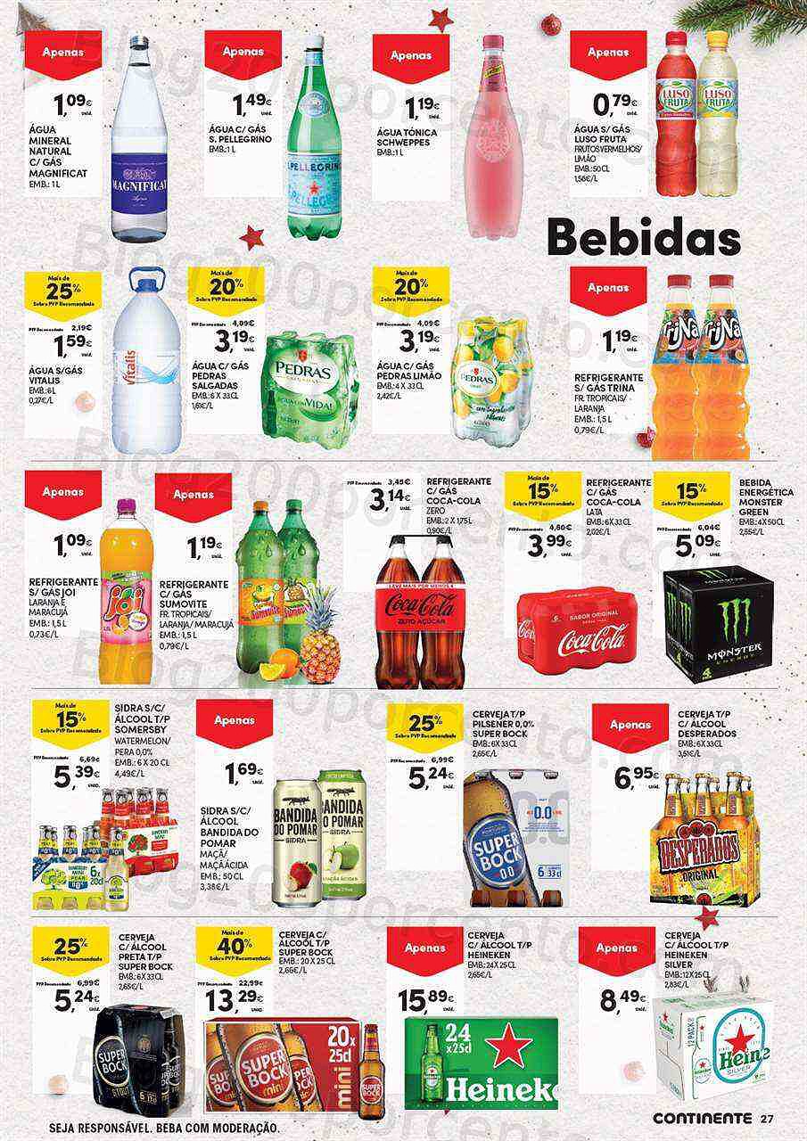Antevisão Folheto CONTINENTE Natal Açores Promoções 8 a 24 dezembro
