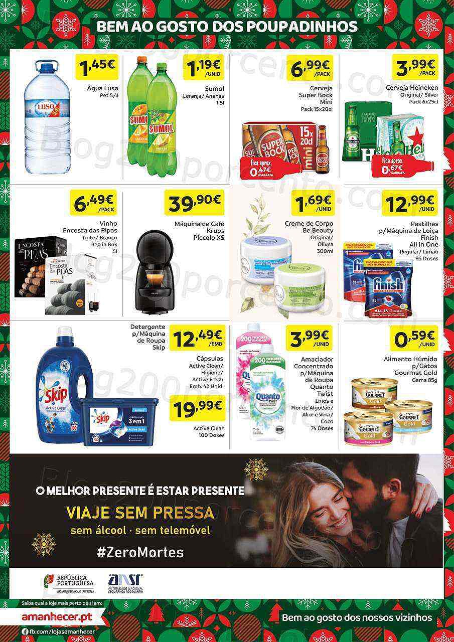 Antevisão Folheto AMANHECER Promoções de 15 a 26 dezembro 