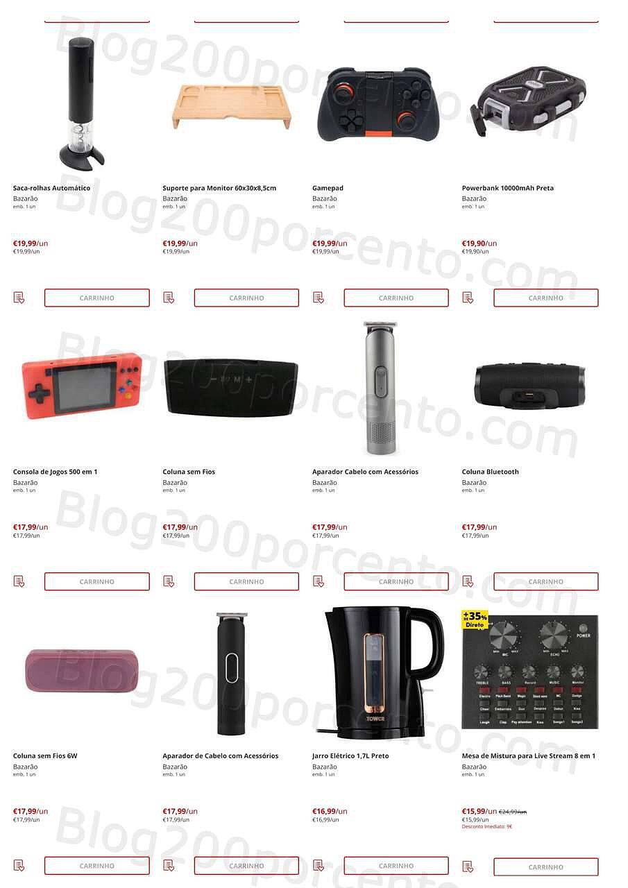 Antevisão Folheto CONTINENTE Bazarão Promoções de 6 a 12 dezembro