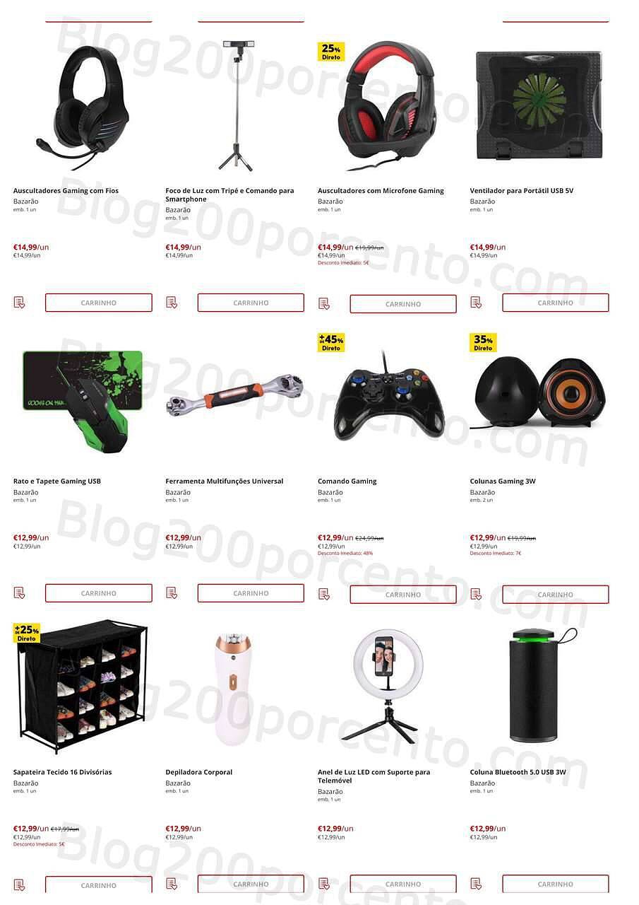 Antevisão Folheto CONTINENTE Bazarão Promoções de 6 a 12 dezembro