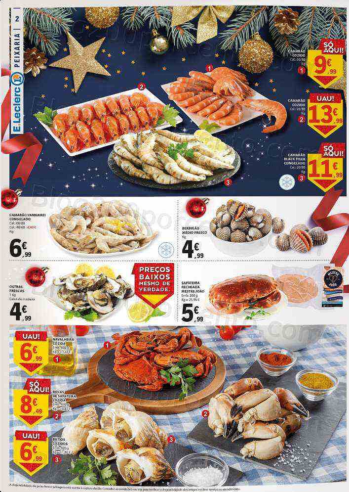 Antevisão Folheto E-LECLERC Natal Promoções de 13 a 23 dezembro