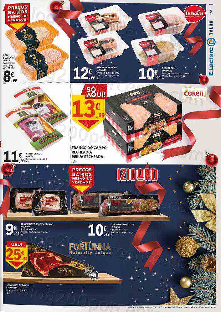 Antevisão Folheto E-LECLERC Natal Promoções de 13 a 23 dezembro