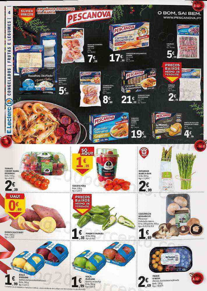 Antevisão Folheto E-LECLERC Natal Promoções de 13 a 23 dezembro