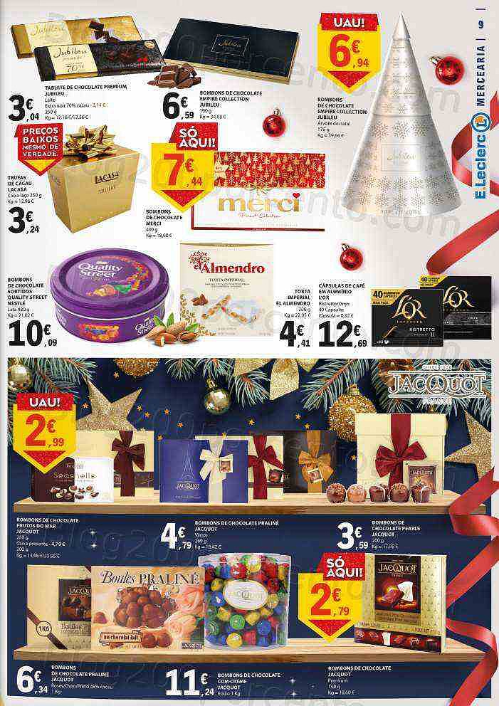 Antevisão Folheto E-LECLERC Natal Promoções de 13 a 23 dezembro