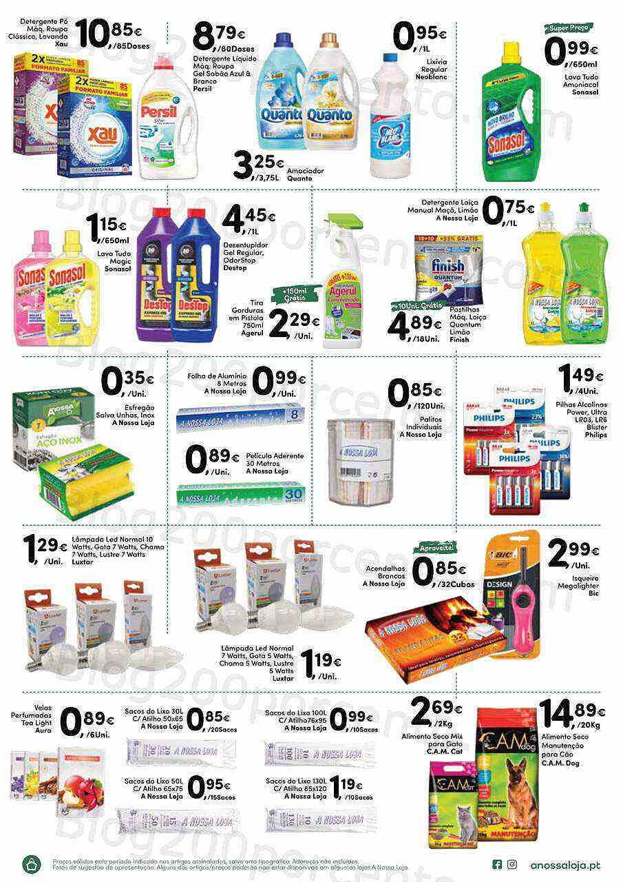 Antevisão Folheto A NOSSA LOJA Promoções de 10 a 31 dezembro