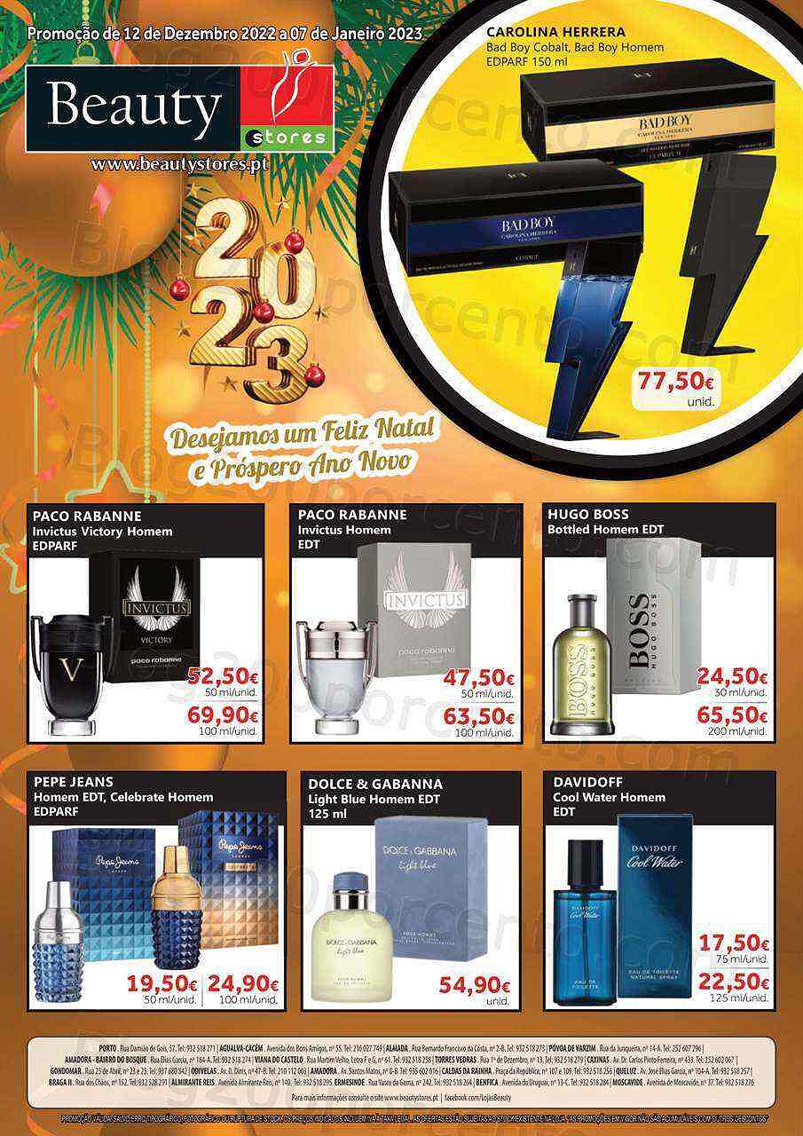 Antevisão Folheto BEAUTY STORES Promoções até 7 janeiro