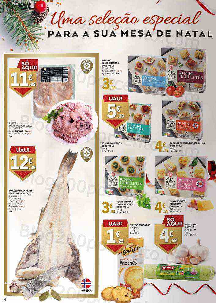 Antevisão Folheto E-LECLERC Especial Natal Promoções de 13 a 24 dezembro