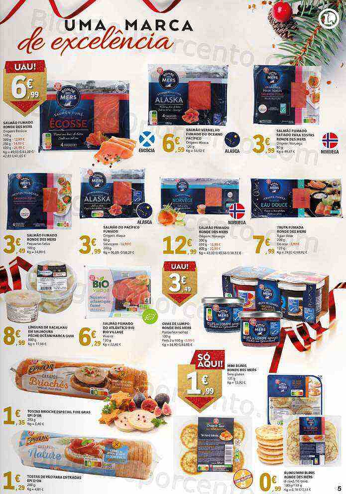 Antevisão Folheto E-LECLERC Especial Natal Promoções de 13 a 24 dezembro