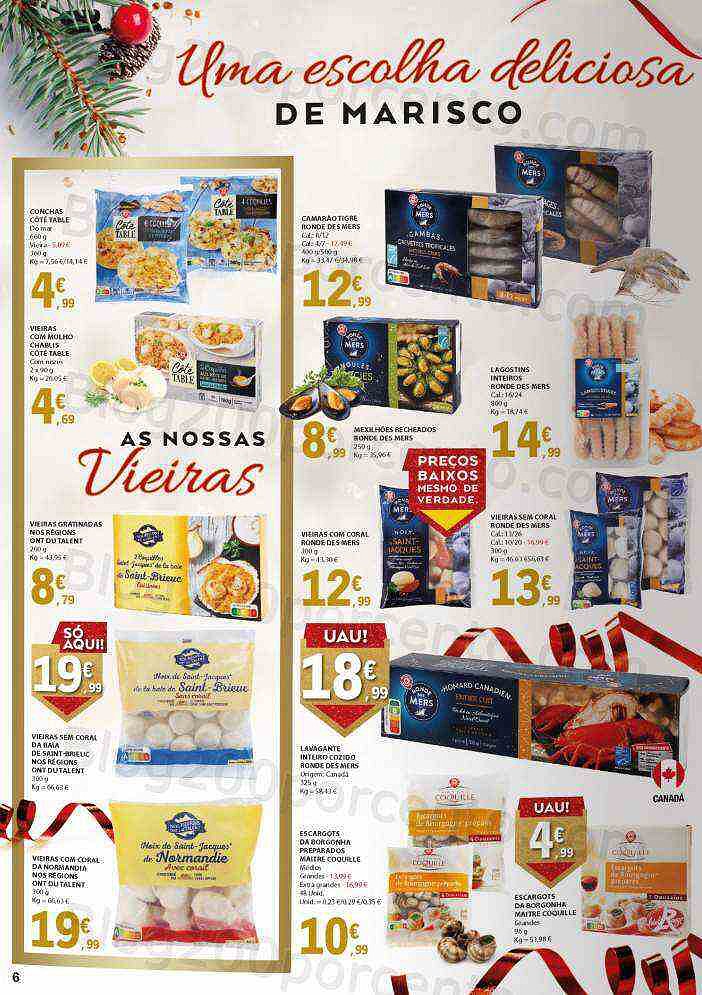 Antevisão Folheto E-LECLERC Especial Natal Promoções de 13 a 24 dezembro