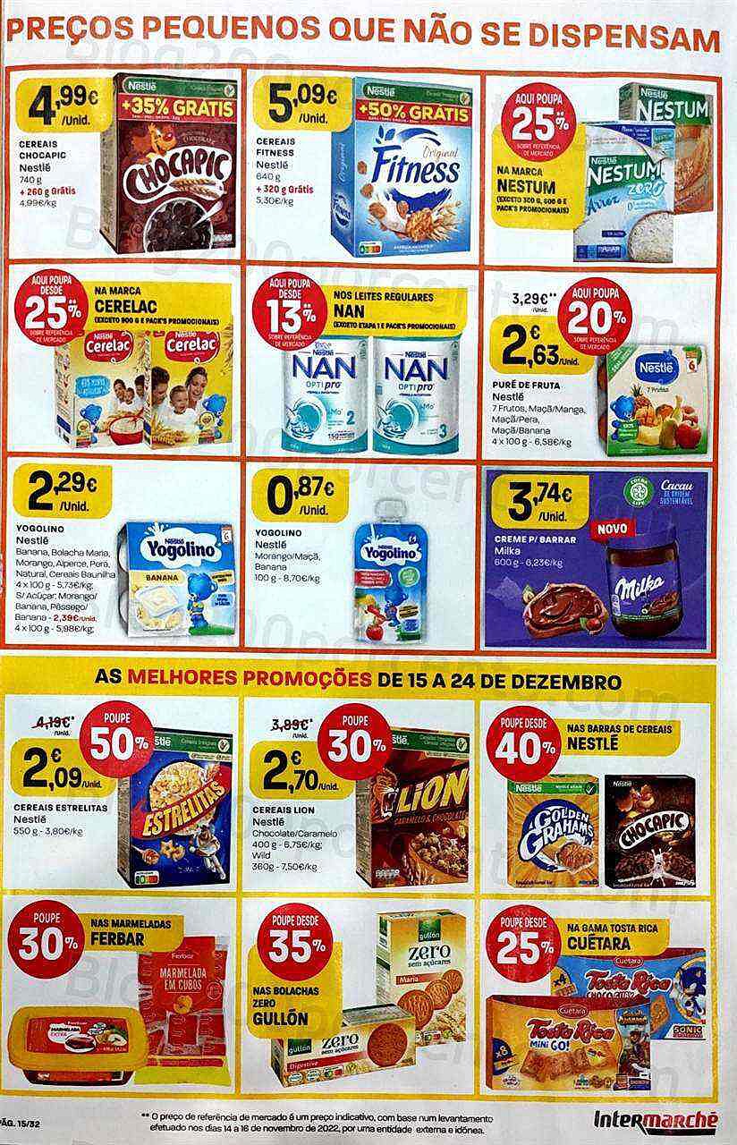 Antevisão Folheto INTERMARCHÉ Super Promoções de 15 a 24 dezembro