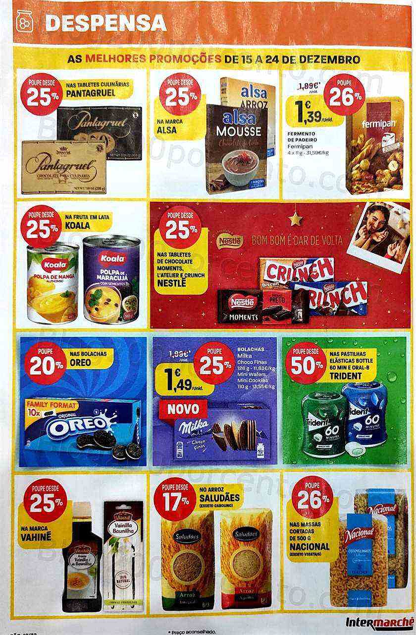 Antevisão Folheto INTERMARCHÉ Super Promoções de 15 a 24 dezembro