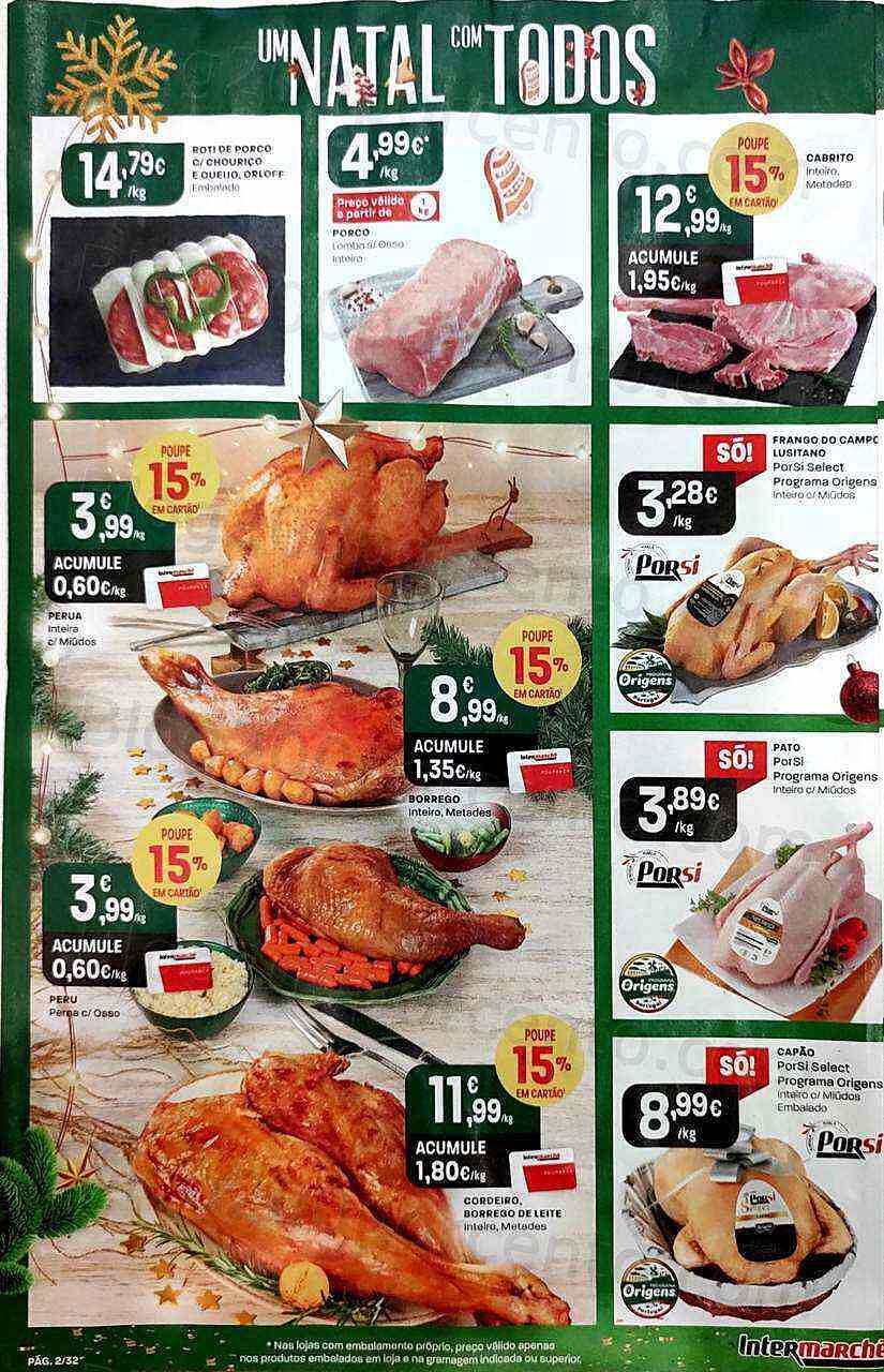 Antevisão Folheto INTERMARCHÉ Super Promoções de 15 a 24 dezembro