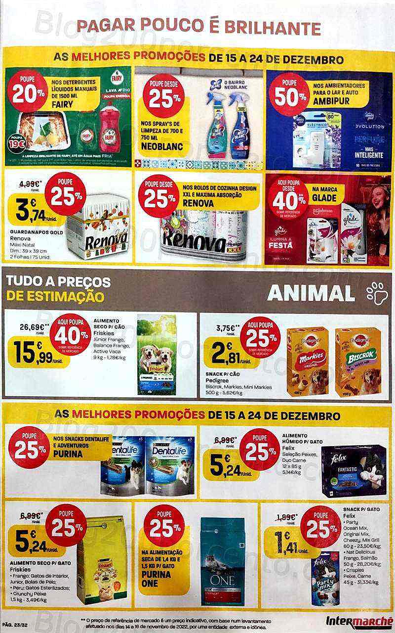 Antevisão Folheto INTERMARCHÉ Super Promoções de 15 a 24 dezembro