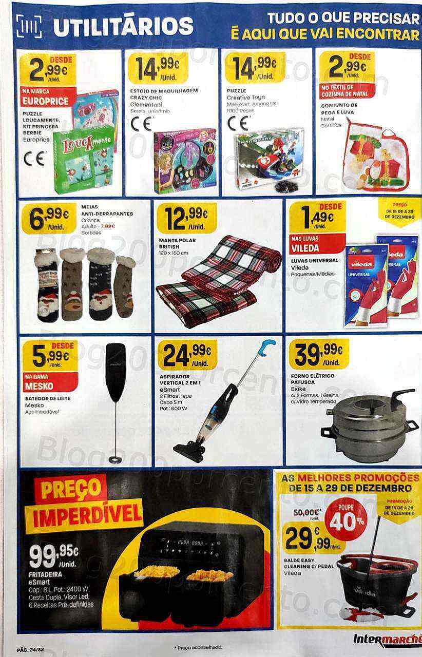 Antevisão Folheto INTERMARCHÉ Super Promoções de 15 a 24 dezembro