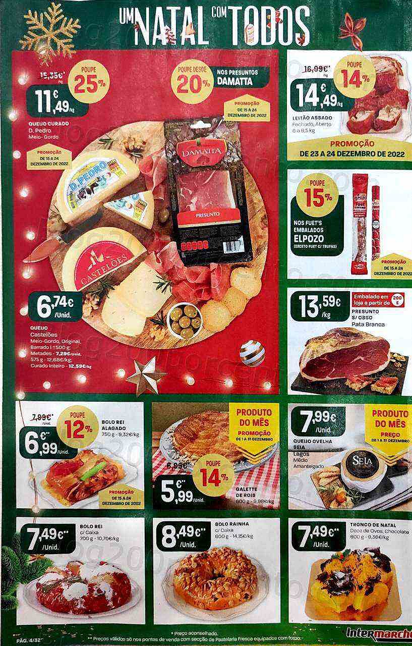 Antevisão Folheto INTERMARCHÉ Super Promoções de 15 a 24 dezembro