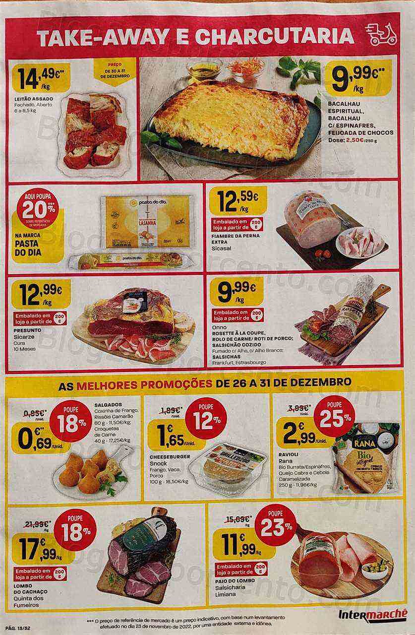 Antevisão Folheto INTERMARCHÉ Super Promoções de 26 a 31 dezembro