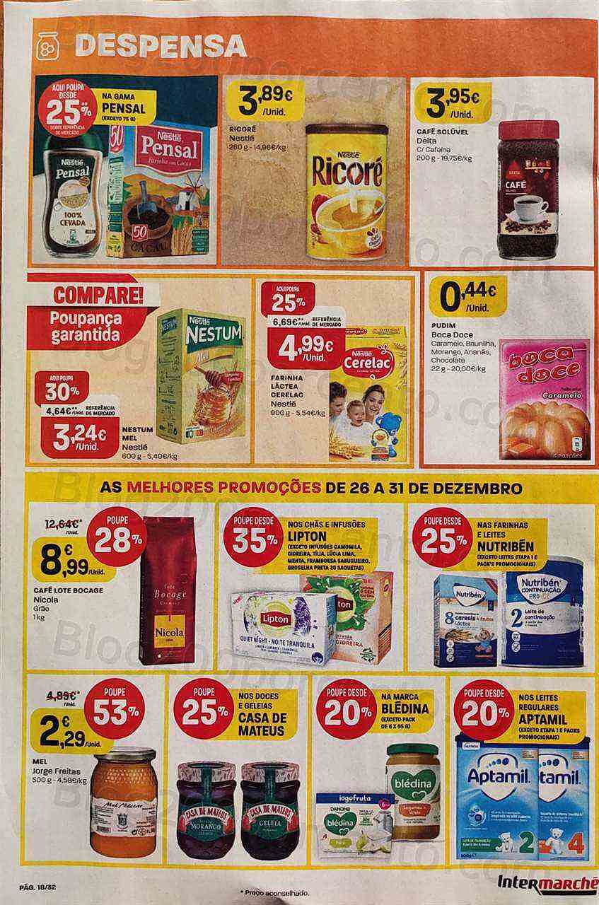 Antevisão Folheto INTERMARCHÉ Super Promoções de 26 a 31 dezembro