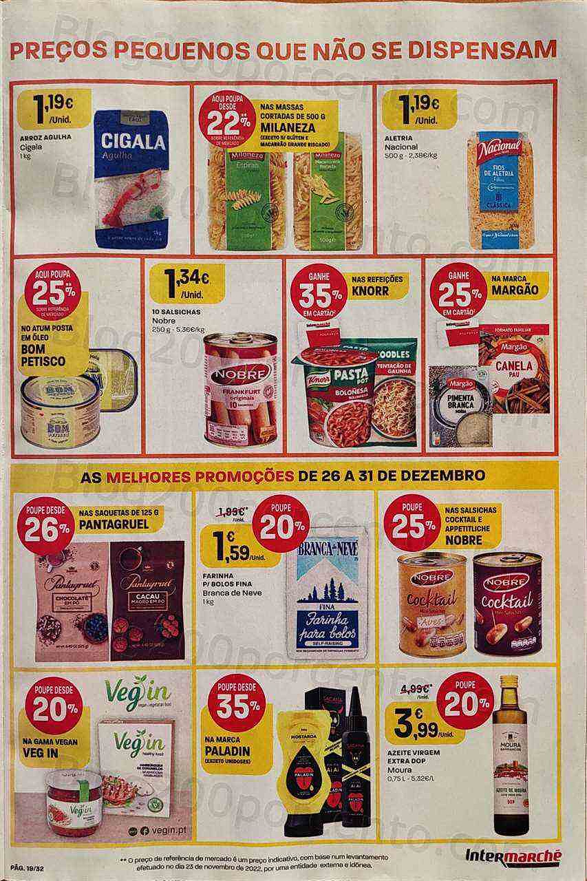 Antevisão Folheto INTERMARCHÉ Super Promoções de 26 a 31 dezembro