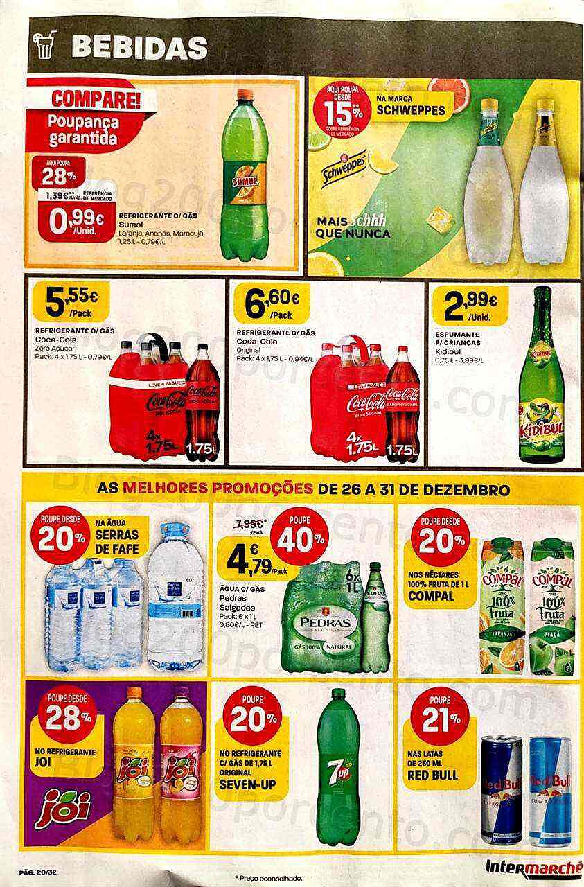 Antevisão Folheto INTERMARCHÉ Super Promoções de 26 a 31 dezembro
