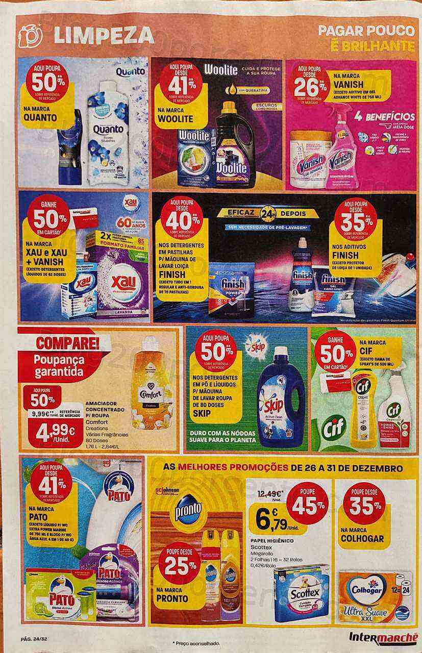 Antevisão Folheto INTERMARCHÉ Super Promoções de 26 a 31 dezembro