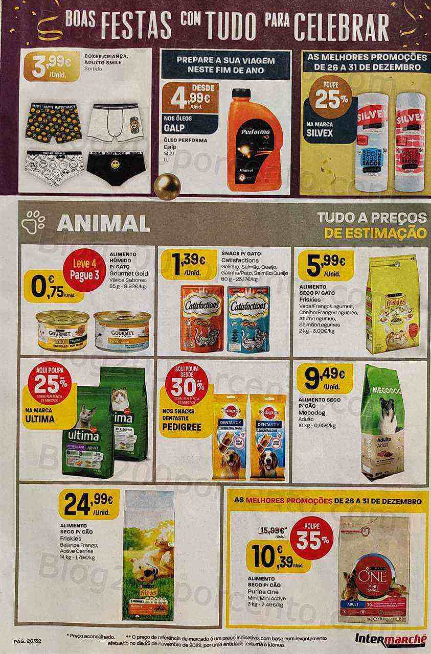 Antevisão Folheto INTERMARCHÉ Super Promoções de 26 a 31 dezembro