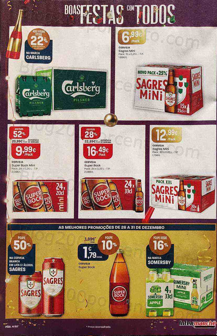 Antevisão Folheto INTERMARCHÉ Super Promoções de 26 a 31 dezembro