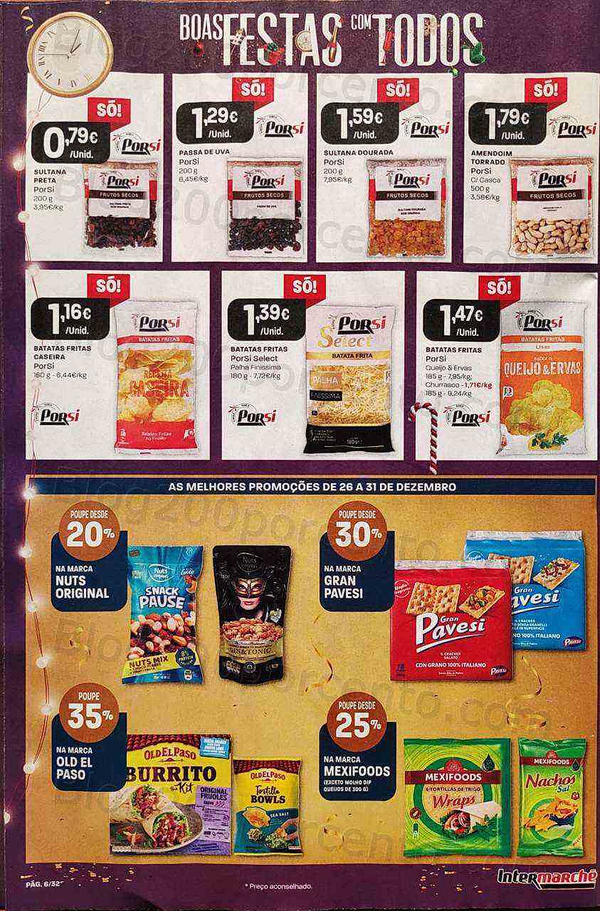 Antevisão Folheto INTERMARCHÉ Super Promoções de 26 a 31 dezembro