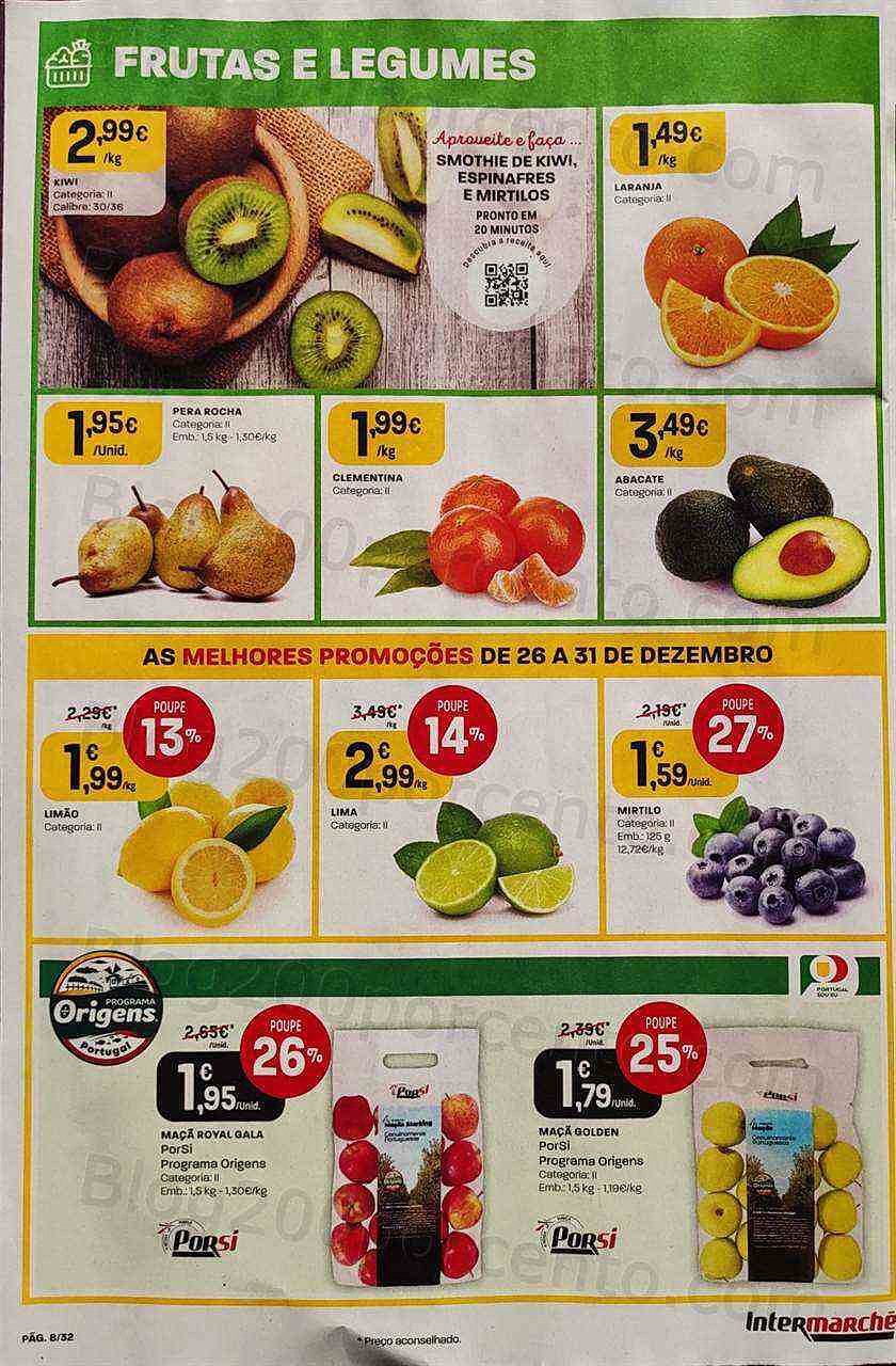 Antevisão Folheto INTERMARCHÉ Super Promoções de 26 a 31 dezembro